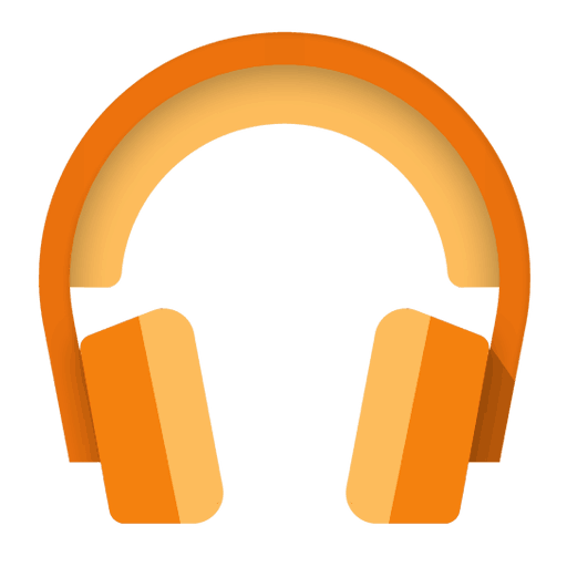 Google Music logo (alleen headphones)